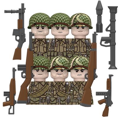 Vojenské stavební kostky Model Kostky Mini Akční Hračky Figurky Hračka Dárek pro Děti