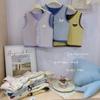 Autumn/Winter Cartoon Print Olibo Fleece Kid's Double-Sided Vest - Small Roll, Solid Color