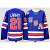 Mens Ice Hockey Jersey USA Team Embroidered Edition 2026 Custom Design Cotton Blend Performance Uniform