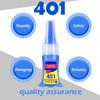 401 Glue Instant Fast Adhesive 20ML Bottle Stronger Super Glue Multi-Purpose Fix HOT Super Strong Liquid Colorless Adhesive Glue