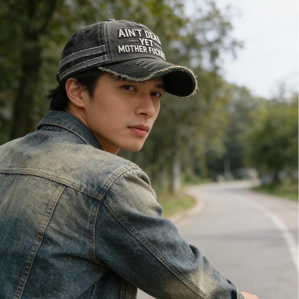 Unisex Gedenkhut, Verwaschener Verstellbarer Sonnenhut, Lustiger Hut