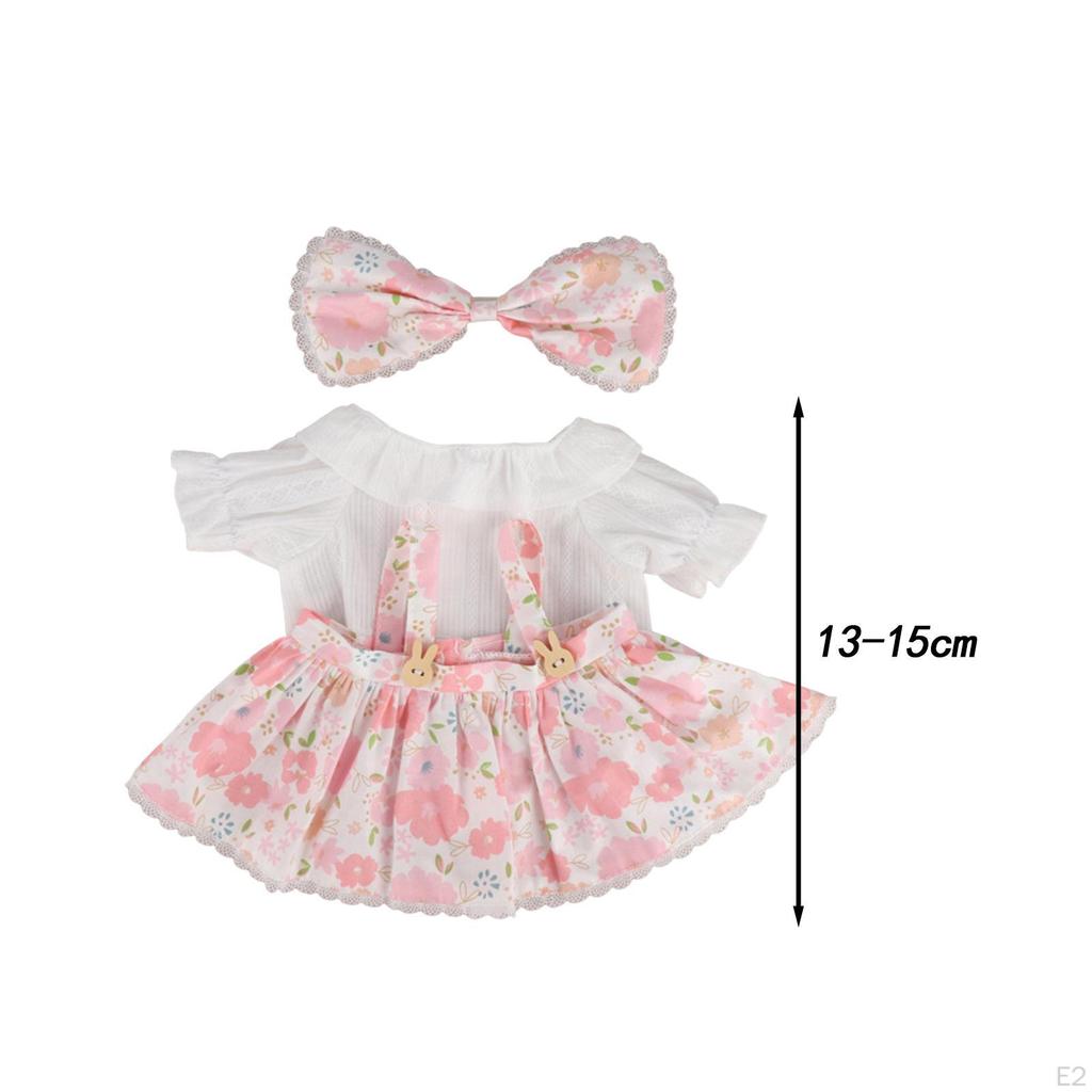 38 Cm Plush Doll Clothes Dress Soft,Plush Accessories,Stylish Pretend Play Role Playing