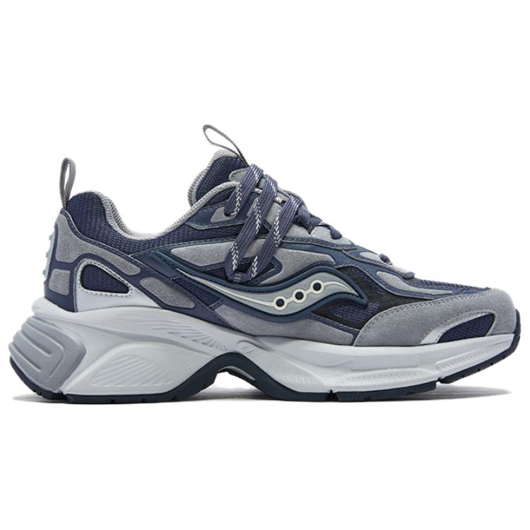 Saucony 2K Cavalry Comfortable Versatile Running Shoes Unisex Sneakers Dark-Blue Gray S79053-18