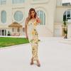 2026 summer women's clothing new style vacation casual slim print design sense suspender dress female sexy