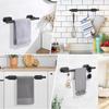Self-Adhesive Stainless Steel Hand Towel Holder – Punch-Free No Drill Towel Bar and Shower Rack for Bathroom Wall Mount