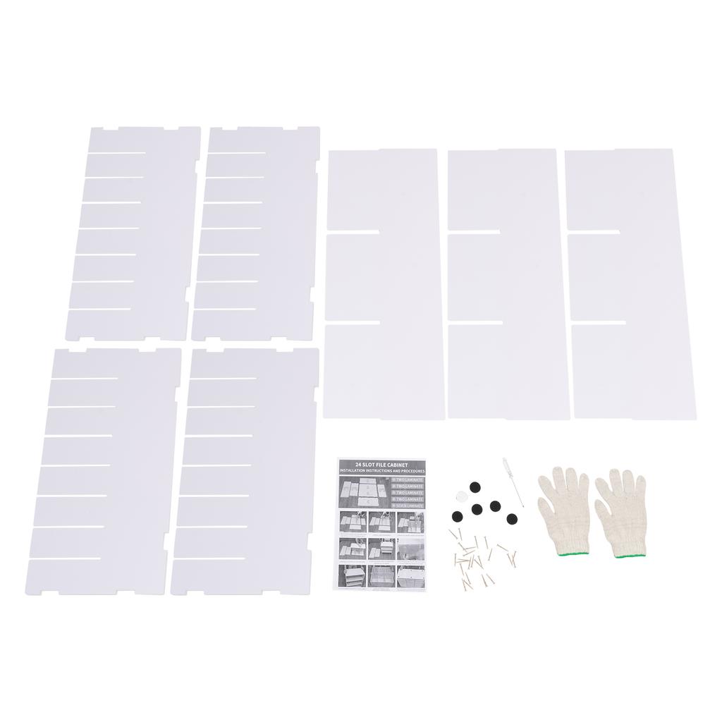 Storage Compartments, 24 Compartment Literature Organiser, Office Desk Organiser, Desktop File Holder,  Document Holder