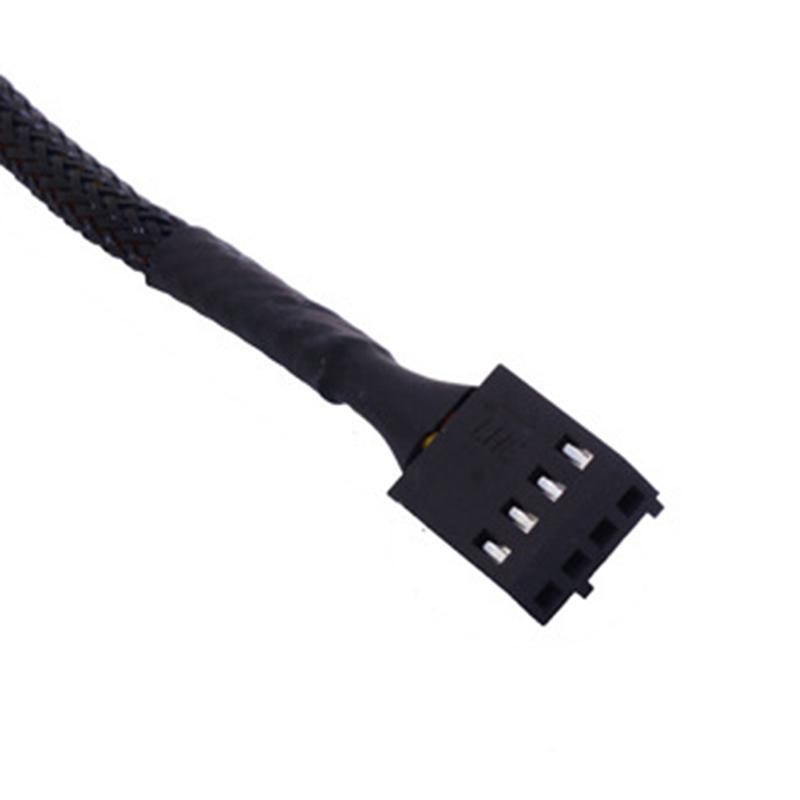 Copper 4Pin/3Pin Pwm Connector Computer Case Fan Extension Power Cable