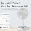 Best Seller Mini Foldable Bladeless Rechargeable Air Cooling Fan with Adjustable Height for Home Office Outdoor Hotel Use