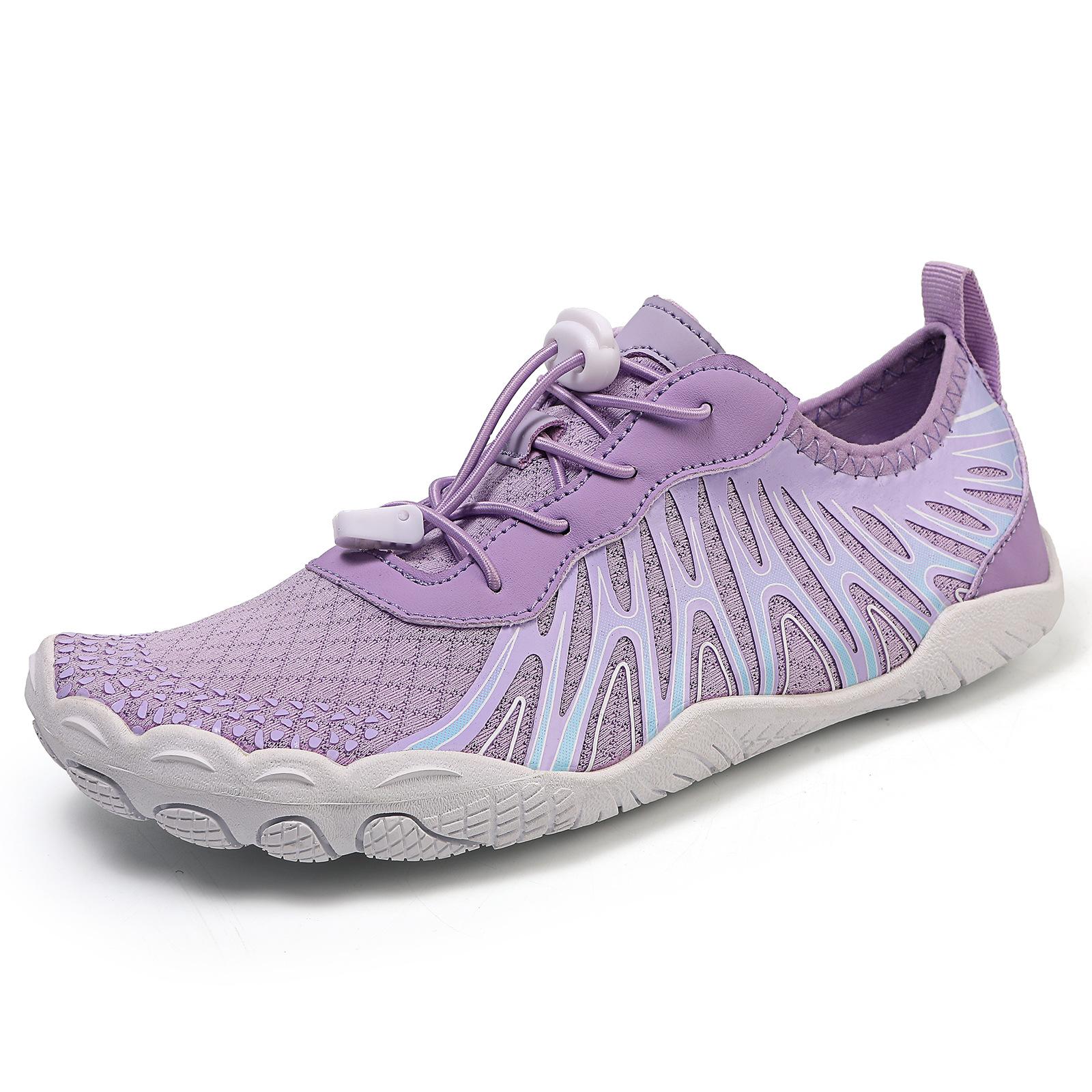 

Outdoor creek shoes beach shoes women s non-slip quick-drying swimming shoes fishing five-finger wading shoes indoor fitness shoes 42 фіолетовий