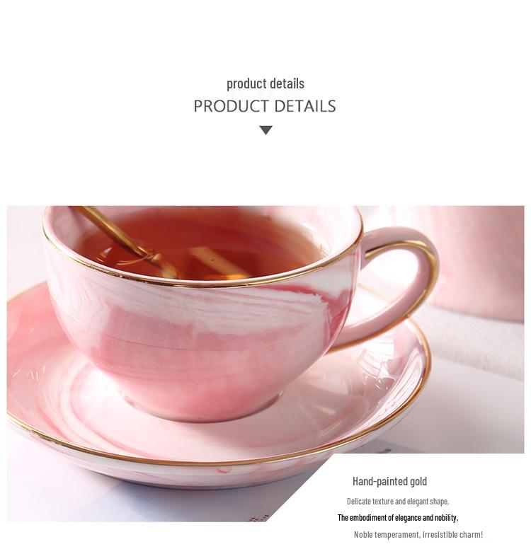 Elegant Nordic Flower Tea Set with Wax Heater