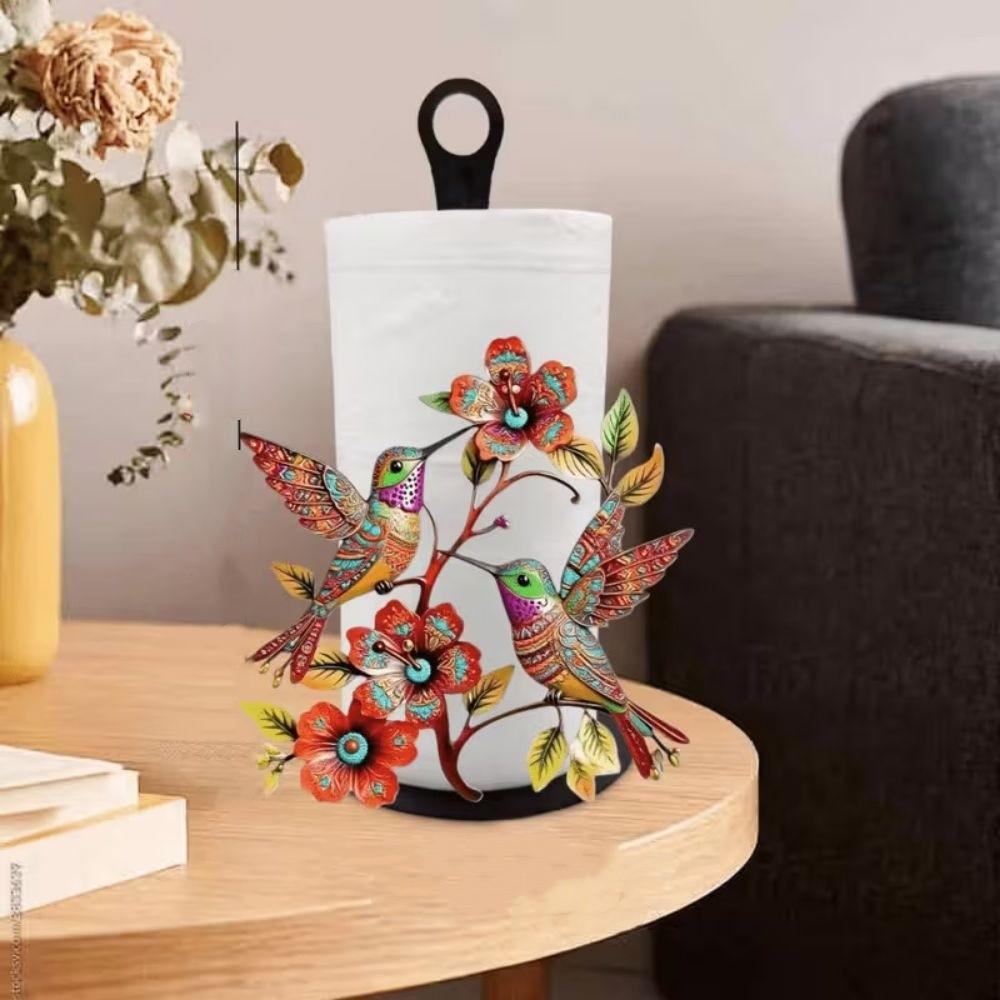 Acrylic Wood Base Christmas Paper Towel Holder Kitchen Roll Dispenser Christmas Holiday