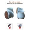 16PCS Möbel Stuhl Beine Protektoren Silikon Möbel Füße Pads Anti-slip Stuhl Bein Pads Kappen Abdeckungen