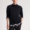 Tommy Hilfiger Classic Solid Color Crew Neck Pullover Long Sleeve Sweatshirt Men sweatshirt Navy-Blue 78E6675-079