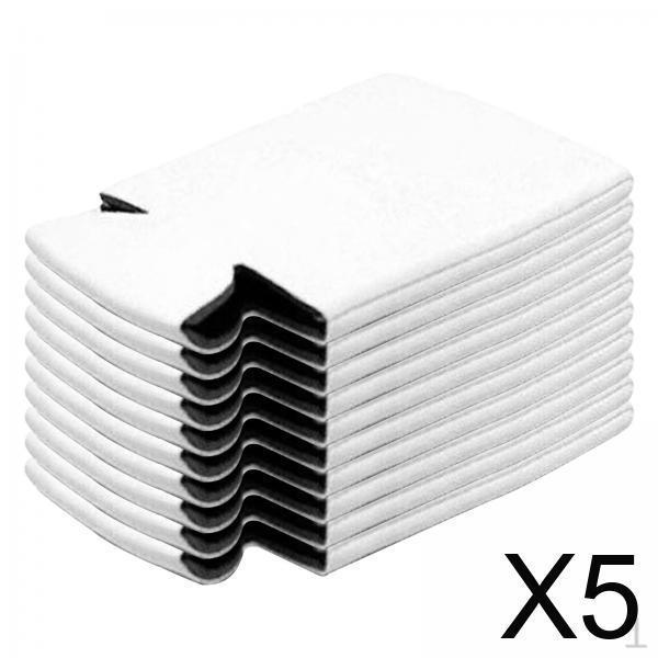 

5x 10 Pack Blank Beer Sleeves, Soft Insulated Can leeves for , Water Bottle,