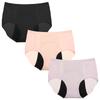 INNERSY Junior Sanitary Absorbent Period Seamless Underwear for Junior and Senior High School Sizes and Girls' Panties, Panties, Girls, 3-Piece Set,