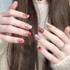 Christmas Polka Dot Press-On Nails: Red Skin-Brightening, Cute & Versatile High-End Feel (2025)