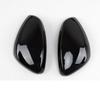 Car Upgrade Matte Black Carbon Fiber Mirror Cover For Peugeot 208 2008 - ABS Rearview Side Door Cap Trim