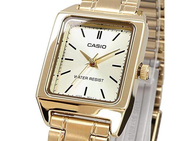 CASIO Quartz Woman Wrist Watch LTP-V007G-9E Champagne Gold NEW from Japan