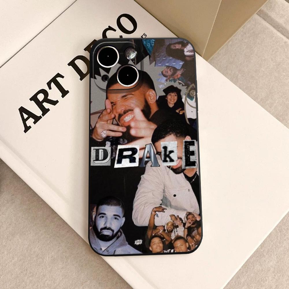Rapper D-Drake Phone Case FOR IPhone 15promax 14 11 12 Pro 8 7 15 Plus 13 Pro MAX XR XS MINI Black Soft Covers