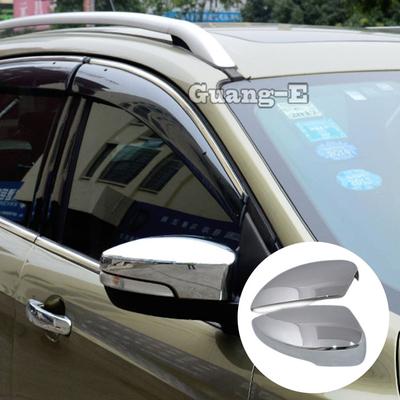 Car Rear Back View Rearview Side Glass Mirror Cover Trim Lamp Frame For Ford Kuga Escape 2013 2014 2015 2016 2017 2018