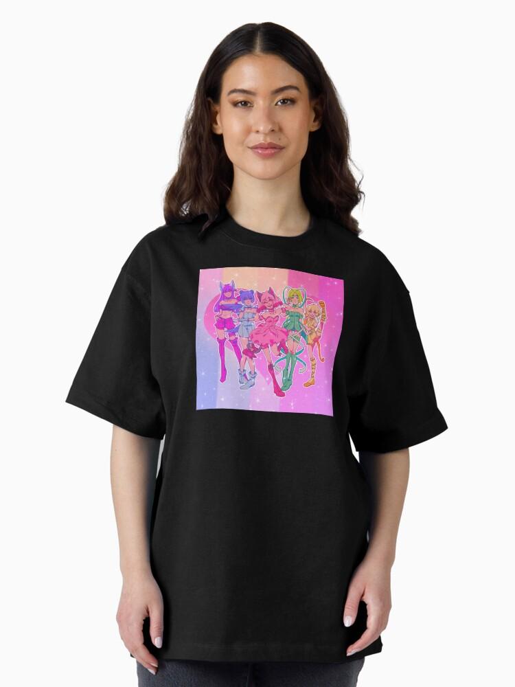 Magical Girl Friendship Squad tokyo mew mew magical girl anime Oversized Unisex T-Shirt