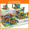 Marble Race Track Building Blocks Set With Abs Plastic For Kids Diy Fun Educational Toy