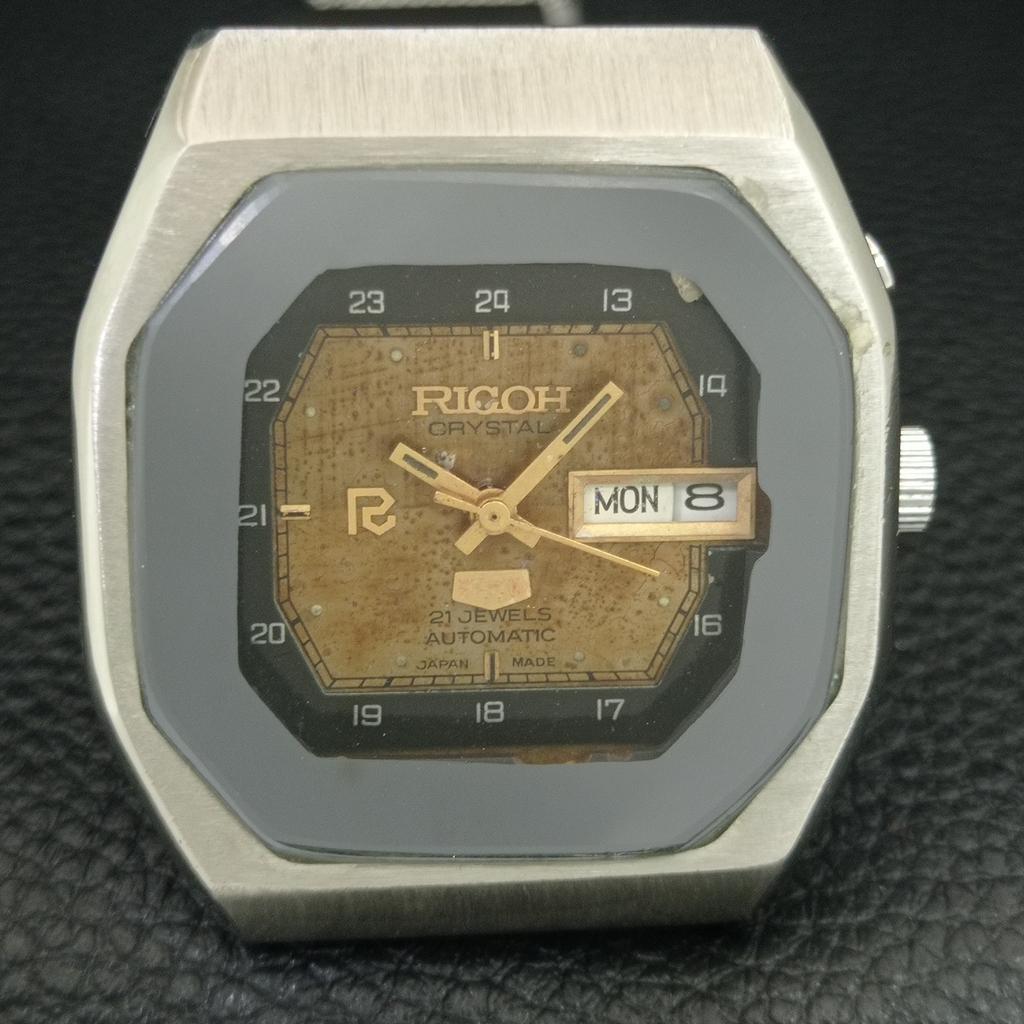 VINTAGE RICOH R31 AUTOMATIC JAPAN MENS ORIGINAL DIAL WATCH A708015-1
