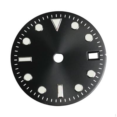 29 Mm Watch Dial Green Luminous for NH34 Movement Component Fashion Repairing Sturdy Modification