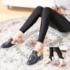 Spring and Autumn Thin Glossy Pants Leggings Women Wear Black Small Feet Skinny Five-point Seven-point Nine-point Pants Stepping Pants