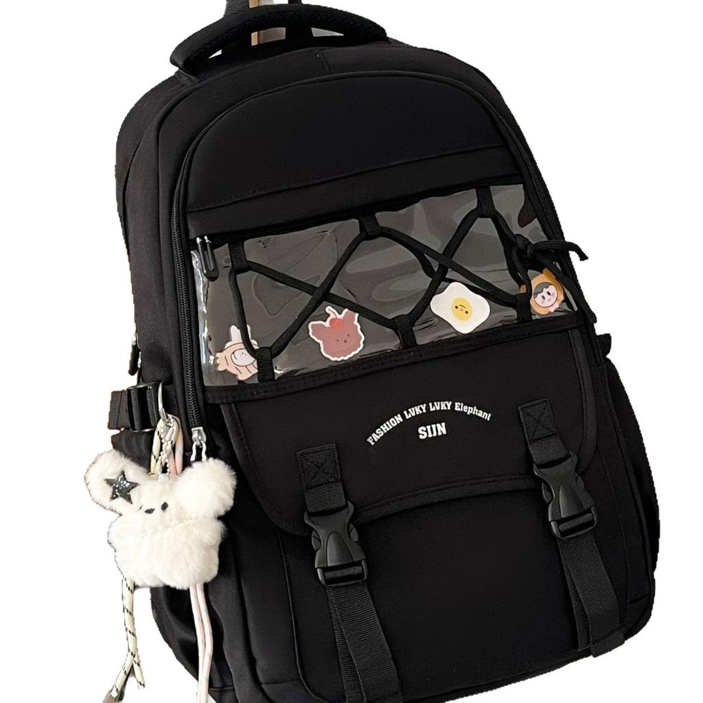 Schoolbag summer new primary school student junior high school student bag fresh and cute large capacity casual versatile trend backpack
