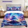 Magic Smurf Village Bedding 1 Duvet Cover 2 Pillowcase Without Core Soft And Comfortable Bedding Set Christmas Birthday Gift