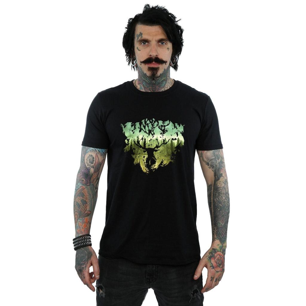Harry Potter Mens Magical Forest T-Shirt