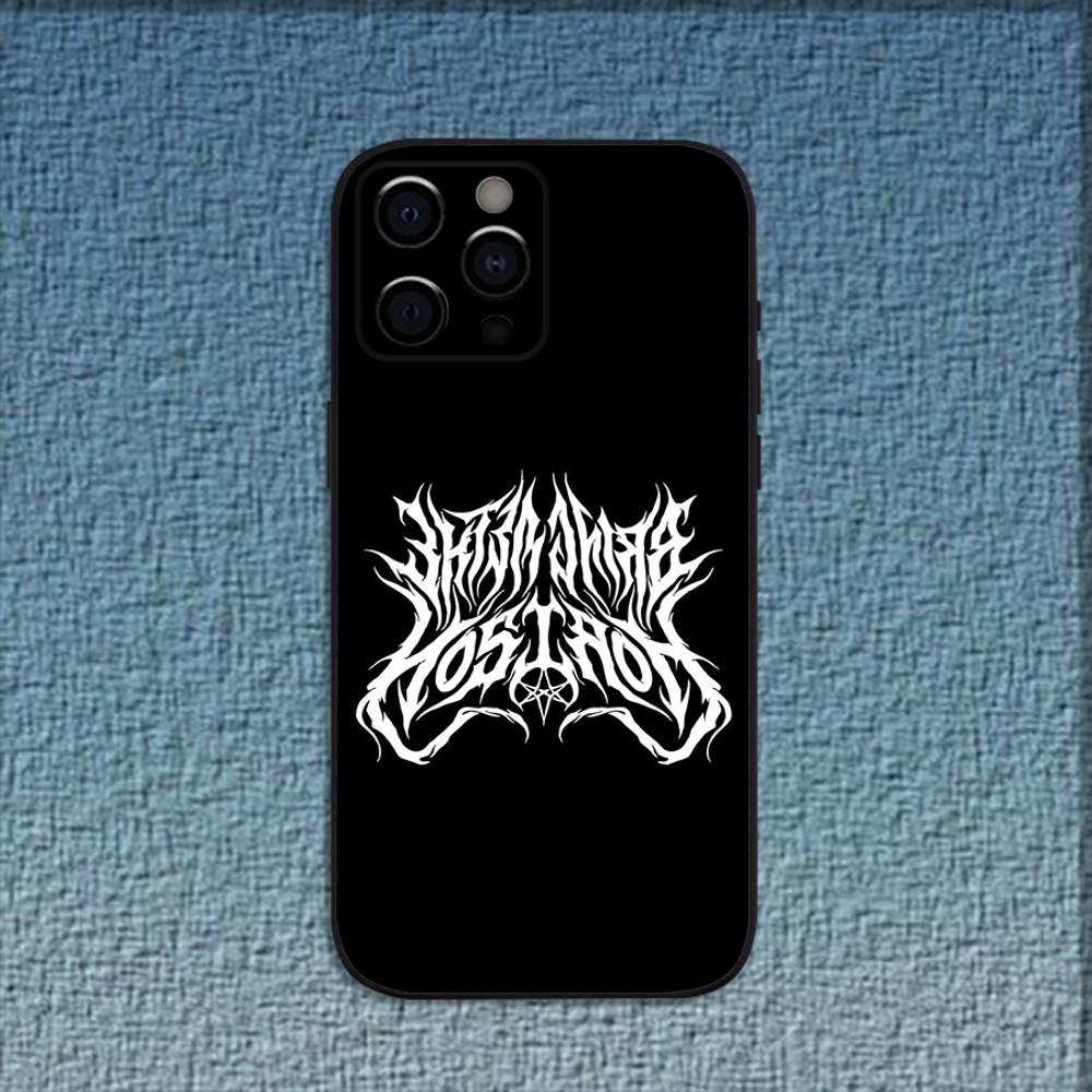Bring Me The H-Horizons BMTH Phone Case For iPhone 16,15,14,13,12,11,Pro,X,XS,Max,XR,Plus,Mini Soft Black Cover
