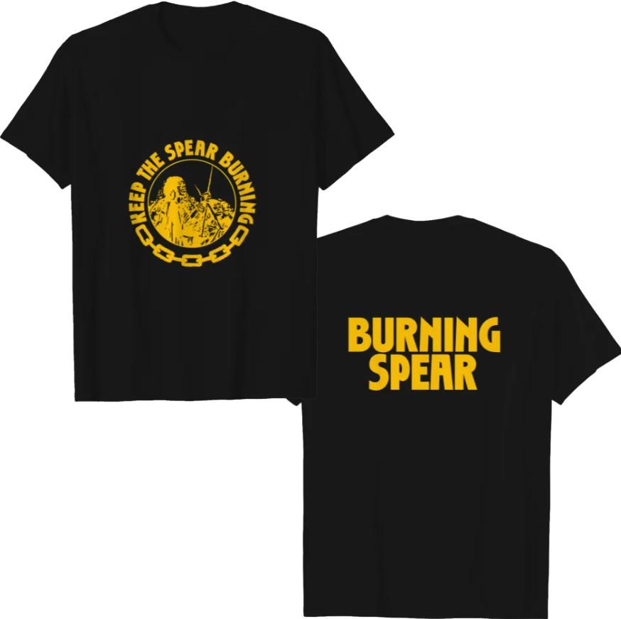 Vintage Burning Spear Keep The Spear Burning T-Shirt HeT-Shirt shirt M