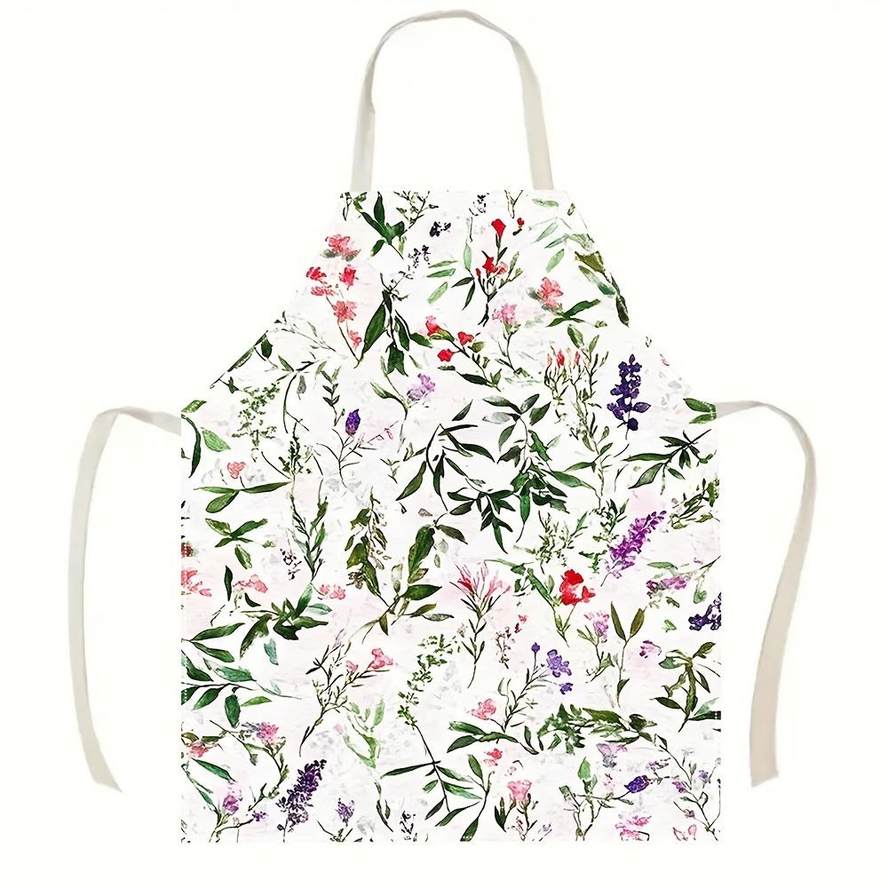 1 pièce Grande couleur unie Fond Motif Cœur Romantique Tablier, Décoration Maison Vêtement de Cuisine, Sans Manches Durable Lavable Unisexe Tablier de Cuisine,