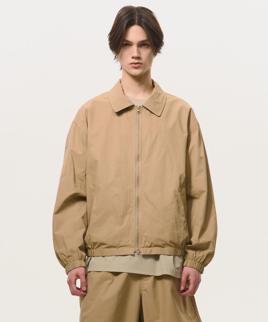 Black Moment Signature Nylon Oversized Blouson 2Way[[Beige]