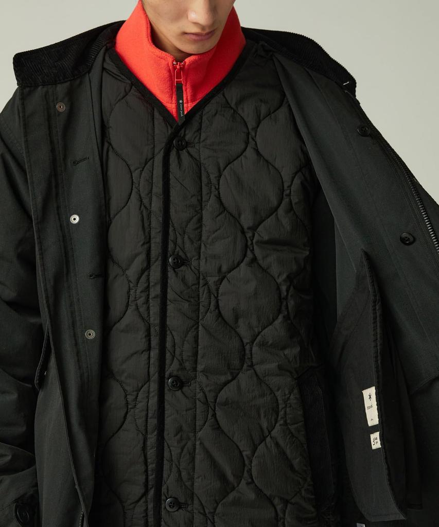 Snow Peak TAKIBI Ripstop Adjustable Fishtail Coat Outerwear Size M JK-25AU016, Jacket/Overcoat, Men's/Women's, Black,