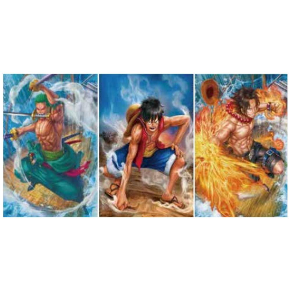 One Piece 3D Anime Farbverlauf Lentikular Stereoskopisches Gemälde