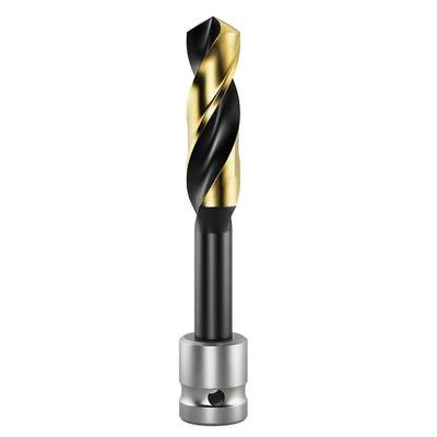 High-Speed Steel Electric Wrench Drill Bit for Woodworking – Straight Shank, High Hardness, Twist Design, Hole Opening Tool
