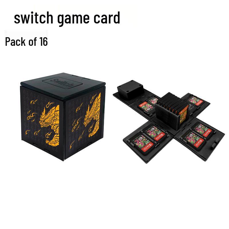 Switch OLED Console Game Card Storage Case - Large Capacity Folding Cartridge Holder