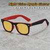 Large Frame Anti-glare Protection Night Vision Myopia Glasses Special for Driving Comfortable Eyeglasses Gentleman 0 To -4.0