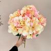 Hydrangea Flowers Silk Realistic Bouquet For Wedding Decor Photo Props Gift