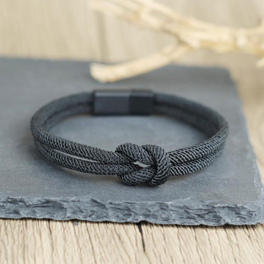 Noter Stylish Mens String Bracelet Concentric Structure Design Grade A 4mm Thread Hand Accessories Lucky Red Cord Chain Braslet