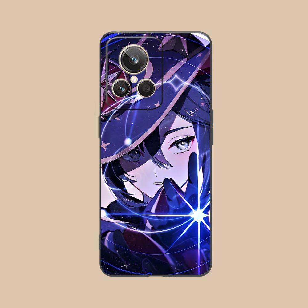 Game GI Mona Matte TPU Mobile Phone Case for Realme 15 14 13 12 11 10 9 Pro Plus T i Lite 5G Colorful Printing Cover