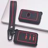 Smart Key Fob Cover for Subaru BRZ Legacy XV Ascent WRX Forester Outback Crosstrek with Keychain Shockproof Wear Resistant Remote Key Case Protector