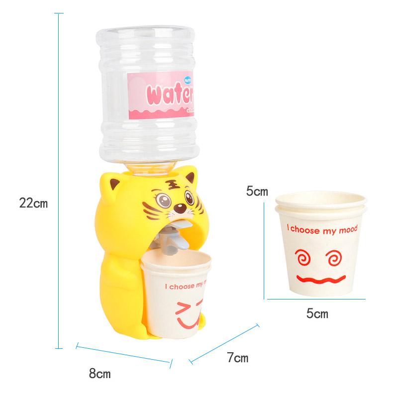 New Mini Water Dispenser Baby Toy Drinking Water Cooler Lifelike Cute Children Cosplsy Props Home Decor Ornament