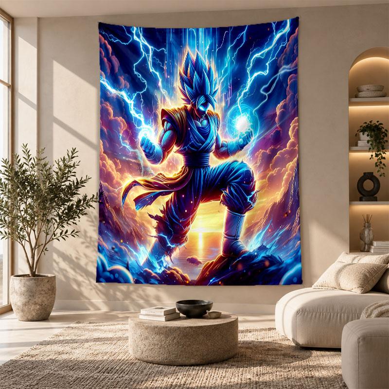 Decorative Tapestry,Naruto Printed Wall Art, Lightweight Wall Hanging For Bedroom Background