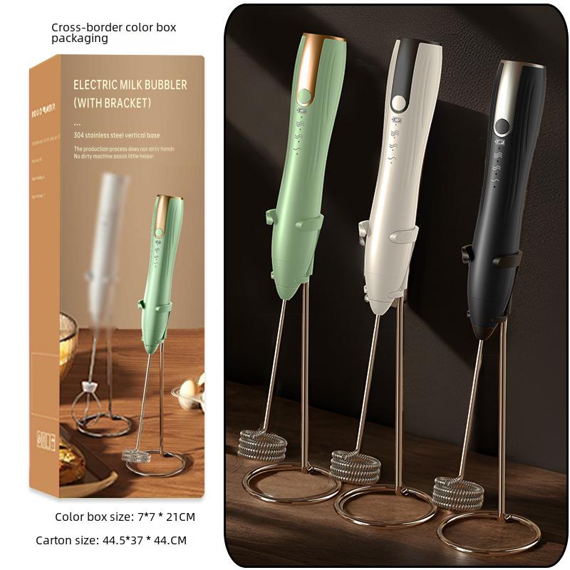 "Wireless Handheld Mini Milk Frother & Egg Beater"