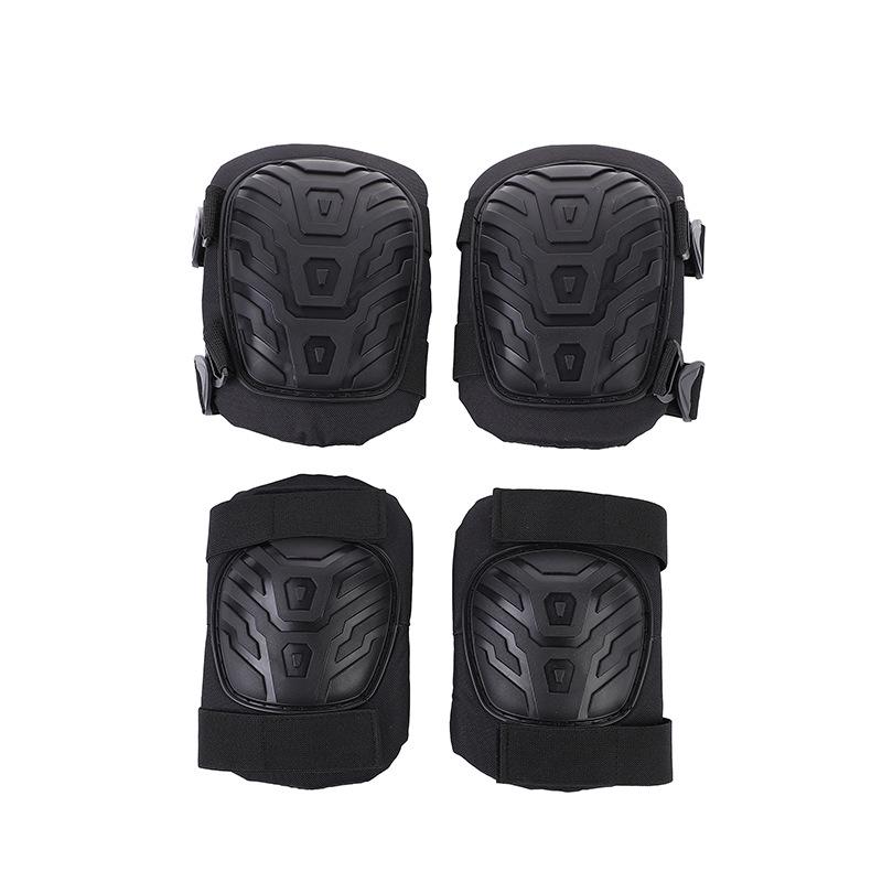 Thickened Silicone Hard Shell Knee Pads: Wear-Resistant Protection for Tiling, Car Repair, Gardening, and Sports