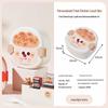 Leak-Proof Cartoon Bento Box with Creative French Fries, Fried Chicken, and Rice – Microwaveable Lunch Box for Students and Office Workers